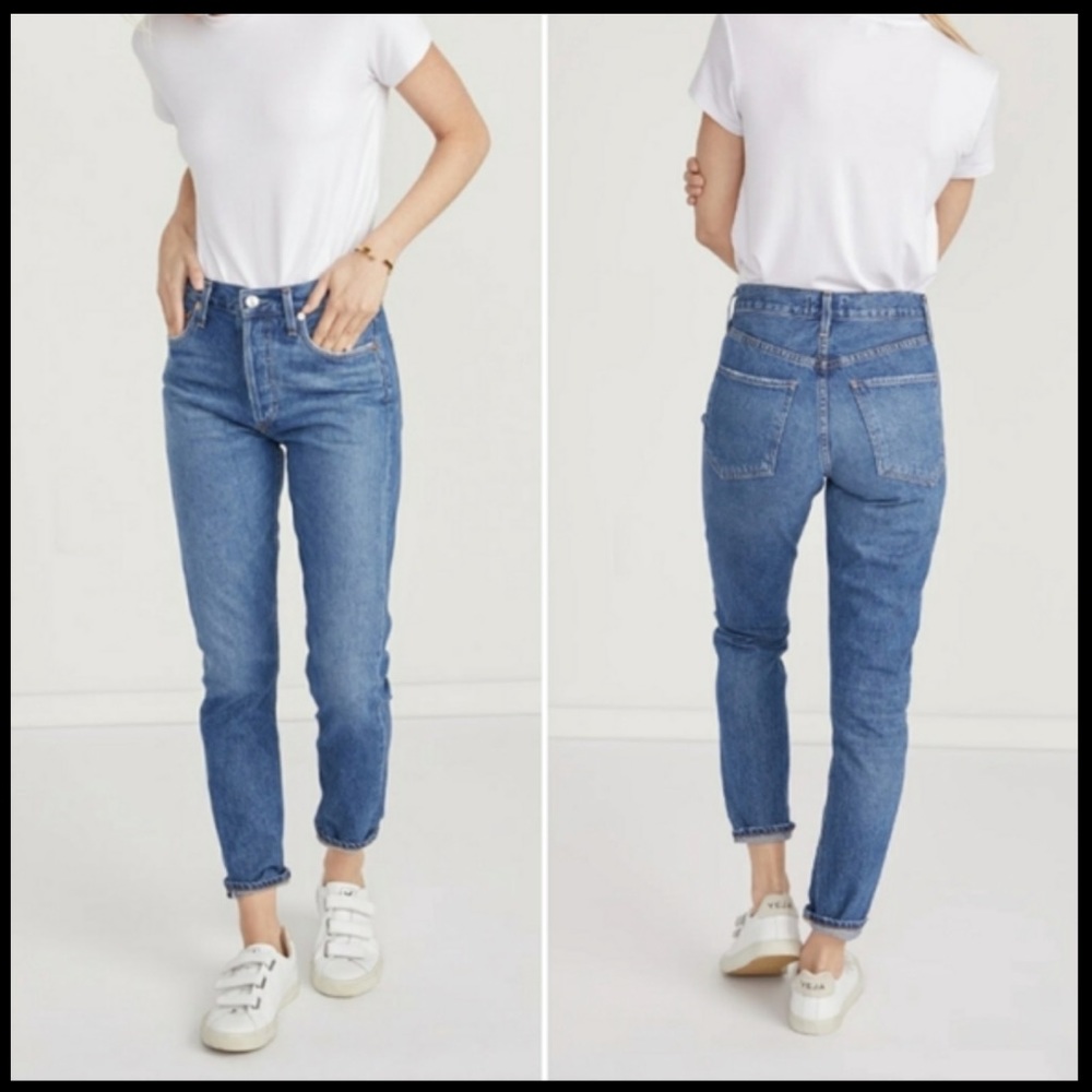 AGOLDE Jamie High Rise Classic Straight Jean Sz 25